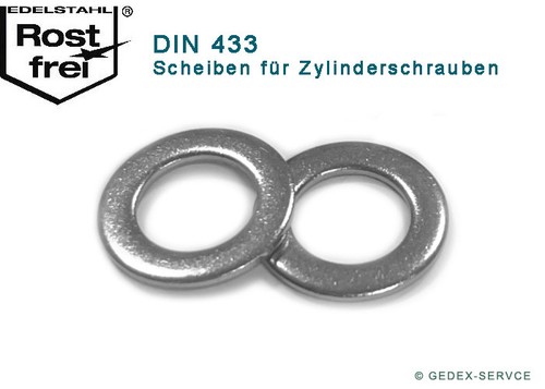 Unterlegscheiben din 433 6 - din,