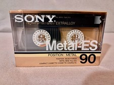 Sony Metal-ES 90 Kassette Position Metal Neu OVP Japan Cassette Tape Type IV