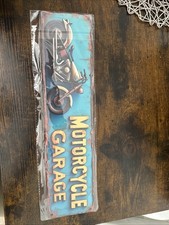 Motorrad holzschild deko - holzschild,