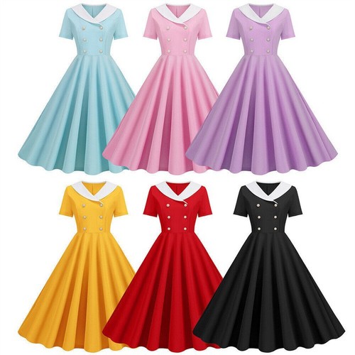 Neu retro rockabilly midikleid - neu,