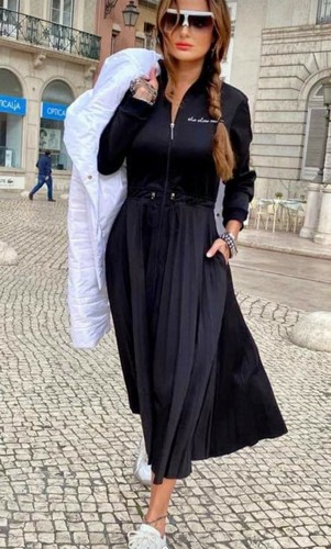 Plissee kleid - by, plissee-kleid