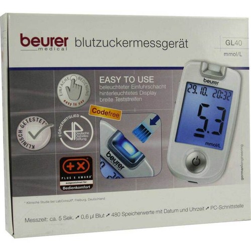 Beurer gl40 mmol l - gl40,