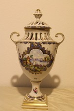 Potschappel Dresden Deckelvase