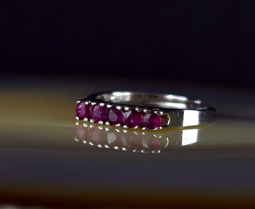 Ring silber 925 rubin pink - 925,
