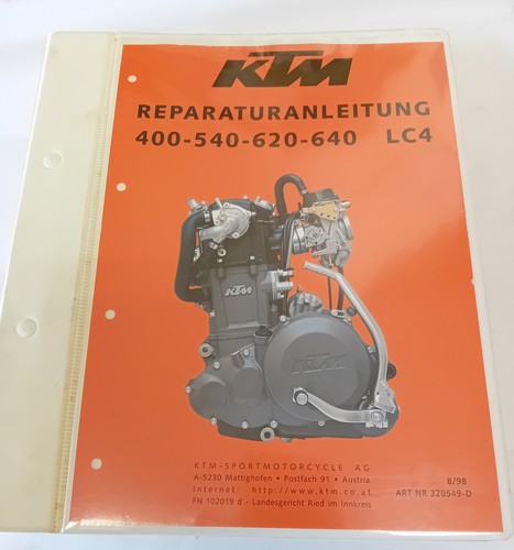 Reparaturanleitung ktm 400 540 - ktm,