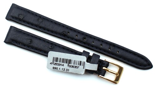 12mm genuine ostrich watch - genuine,