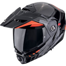 SCORPION Klapphelm ADX-2 LEWIS schwarz rot mit Sonnenblende Gr. XL