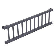 Babybay Sicherheitsleiter für Kinderbetten - grau, 94 cm