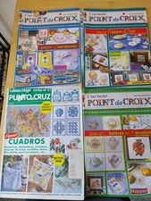 4 Hefte Kreuzstich Point De Croix Vorlagen