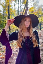 Hexenhut Braun "Agata"