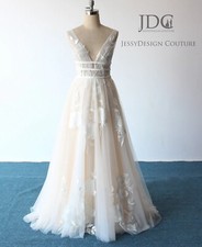 Farbiges Spitze Champagne