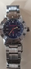 Vostok Komandirskie K65 200m Automatik Uhr 24-Stunden Military 2431/650547