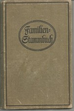 Familienstammbuch Dresden 1918 (Umlauft)