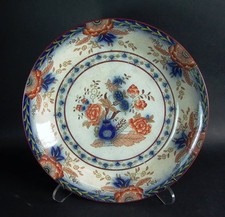 - grosser antiker Teller China-Motiv -  Petrus Regout