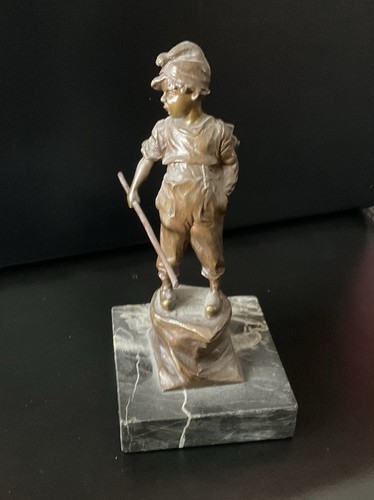 Vintage antike bronze - vintage, skulptur