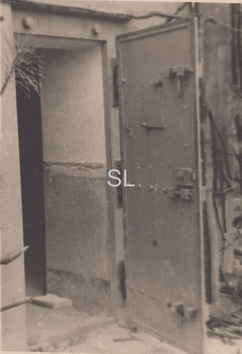 Foto bunkertür stahltür - foto,, bunkertür,