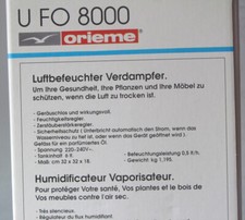Luftbefeuchter Orieme UFO 8000