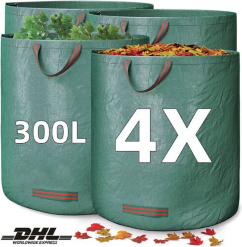 300 liter gartenabfallsack - 4x,