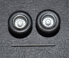 1:87 - Herpa  2 x LKW-Doppelräder für Hinterachse 12 mm/ Achse 24 mm - Zubehör