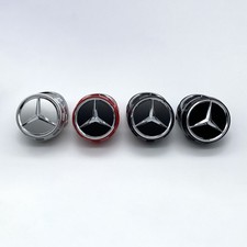 4X Mercedes AMG Nabendeckel