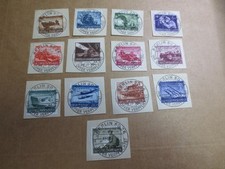 DR 1944 MNR 873-885 Wehrmacht II mit Vollstempel BERLIN 13.10.1944 Kriegshilfsw.