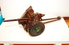 alte Hausser Elastolin Blech Kanone Pak 22cm für Massesoldaten zu 7.5cm