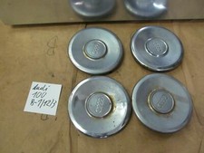 4 gebrauchte Oldtimer Audi 100 Metall Crom Radkappen Felgenabdeckung ca.17,5cm