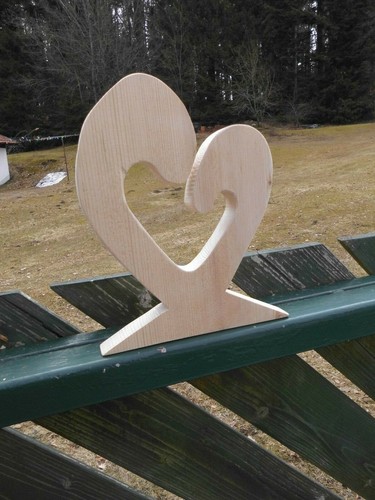 Holz herz unikat - -,