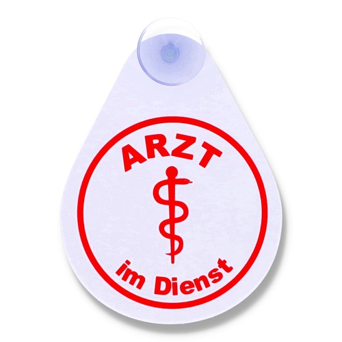 Autoplakette arzt dienst - arzt, im