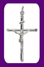 Großer Silber Kruzifix