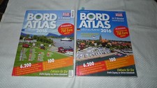 Bordatlas Stellplatzführer Deutschland Europa 2016 2 Bände neuwertig