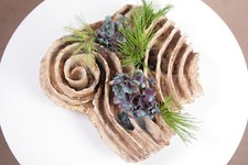 Ikebana Schale Gefäß Handarbeit extravagant  35 cm Ø