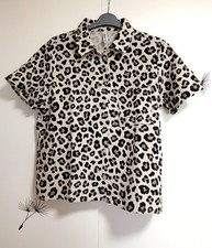 Damen Bluse Hemdbluse Crinkle