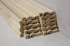(a154)  12Stk 100cm Profilleisten Kiefer gez. 9x47mm Zierleisten Holzleisten