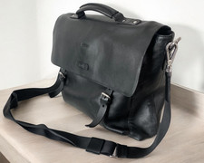 JOOP Aktentasche in Schwarz Leder