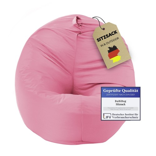 Sitzsack 2in1 puderrosa - sitzsack, 130cm