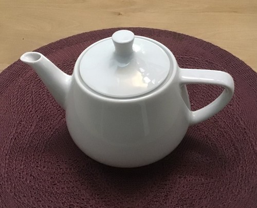 Weiße melitta teekanne - melitta,