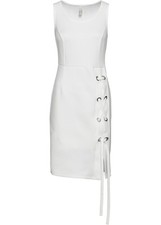 Damen Kleid Weiß Gr 36 / 38