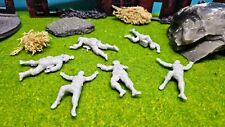6x Resin Figuren gefallene