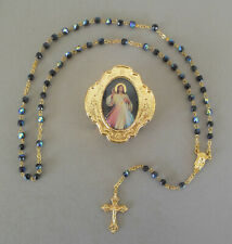 Rosenkranz schwarz schimmernde