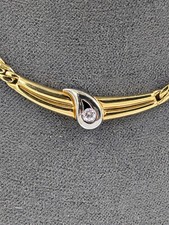 Neuwertiges goldcollier massiv - goldcollier,