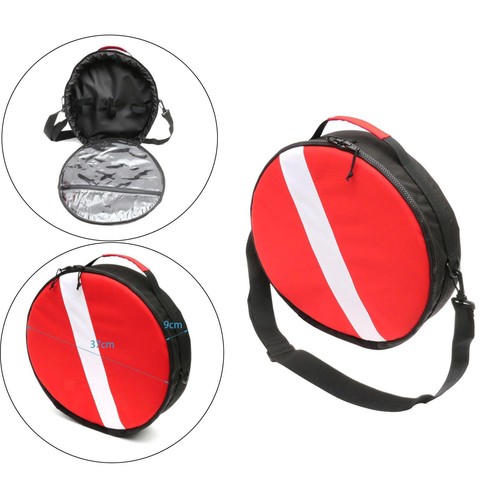 Runde taucher atemreglertasche - runde,