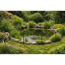 Teichzaun Oberbogen 11tlg Set