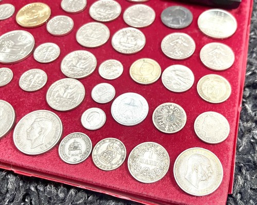 Sammlung von münzen - sammlung,