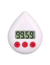 Digital Wasser Träne Tropfen Timer Dusche Küchenutensilien Backen Wecker 100min