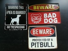 Blechschild  DOG Metallschild