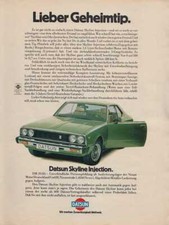 Datsun Skyline Injection - Reklame Werbeanzeige Original-Werbung 1979