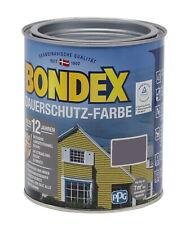 Bondex Dauerschutzfarbe taupe (montana) 0,75L Wetterschutzfarbe Holzfarbe