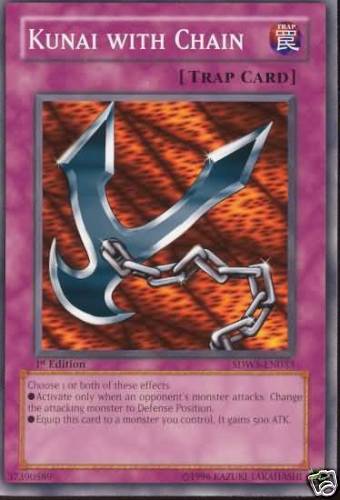 Kunai with chain - 3x,