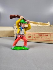 DDR Gummi Indianer Jack Trapper Gewehr schwingend Richard Hopf NEU unbespielt